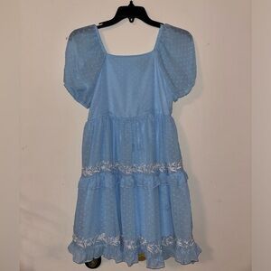 Light blue girls dress! Worn twice so like new, Amy byer in a size 12!